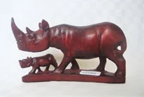 Rhino with Baby
