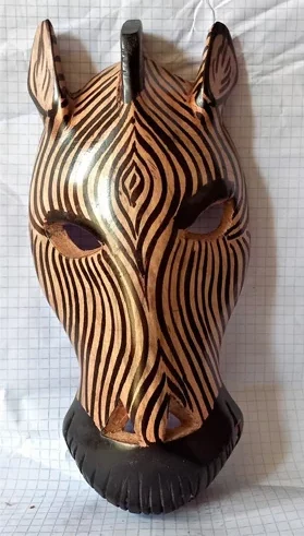 Zebra Face Mask