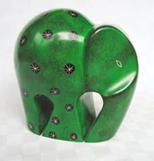 Green Cartoon Elephant