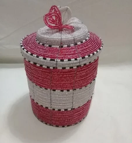 Beaded Container