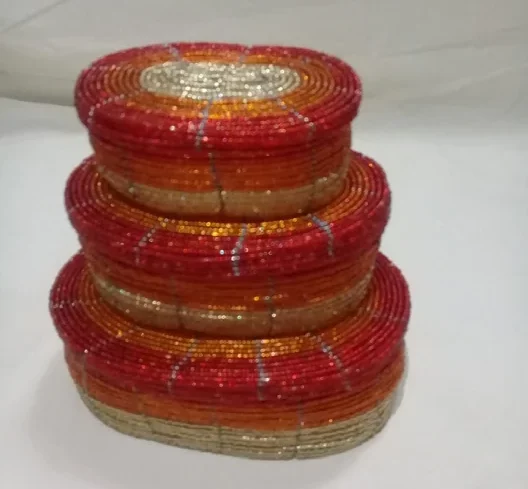 Beaded Container