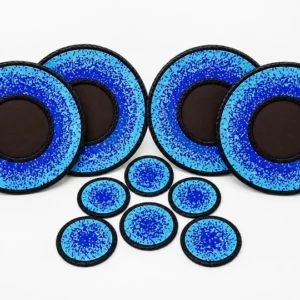 Blue Beaded Basket Set